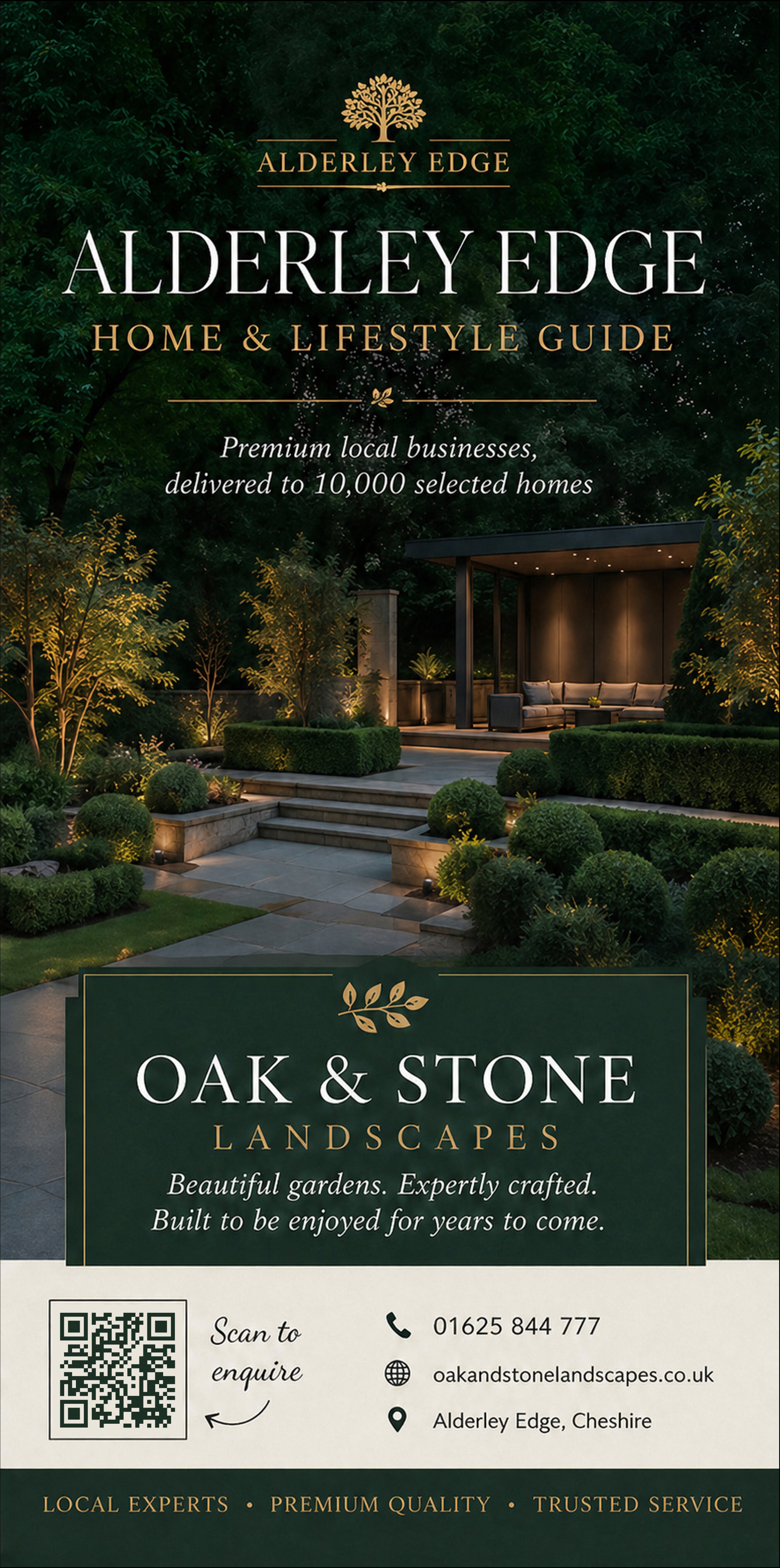 Alderley Edge Home & Lifestyle Guide - Edition 1, featuring Oak & Stone Landscapes